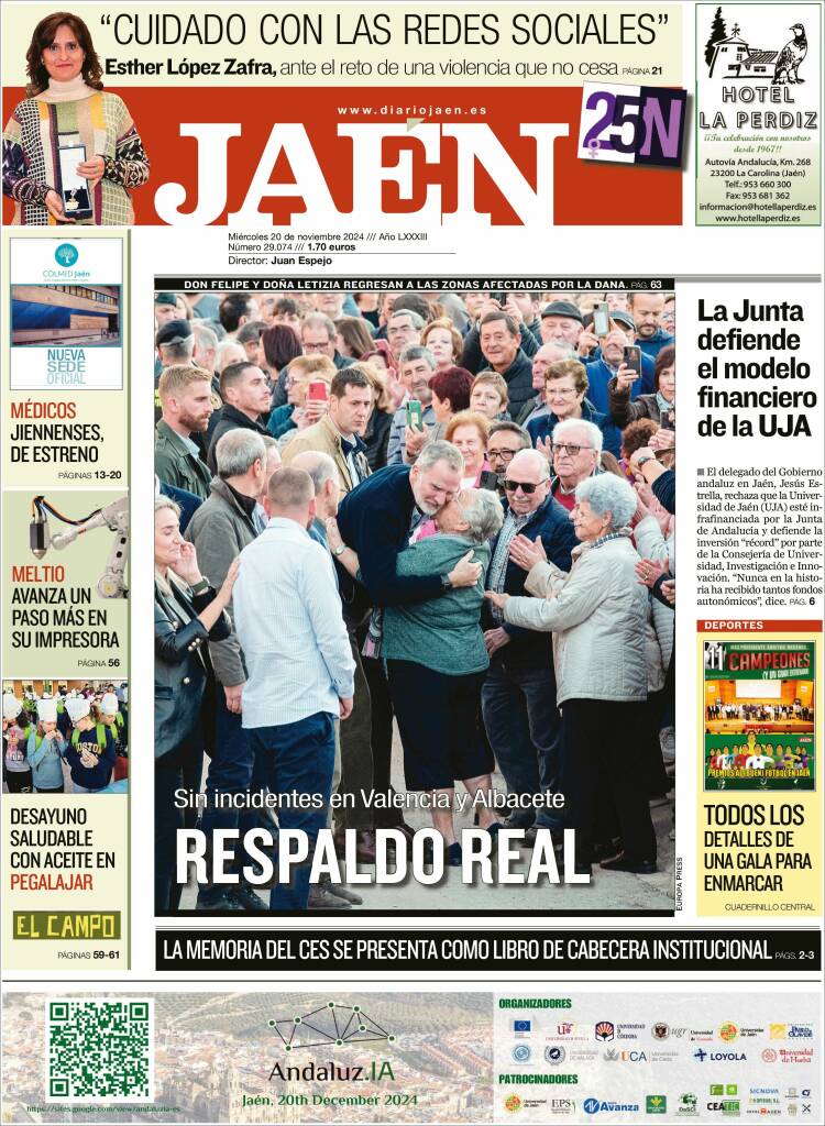 Portada de Diario Jaén (España)