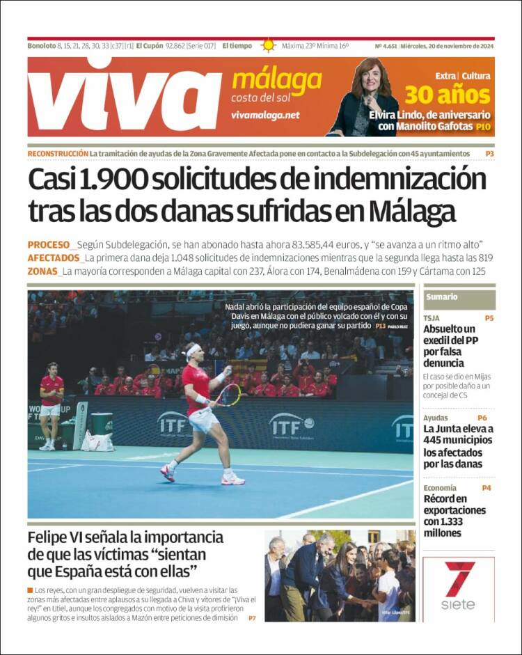 Portada de Viva Málaga (España)