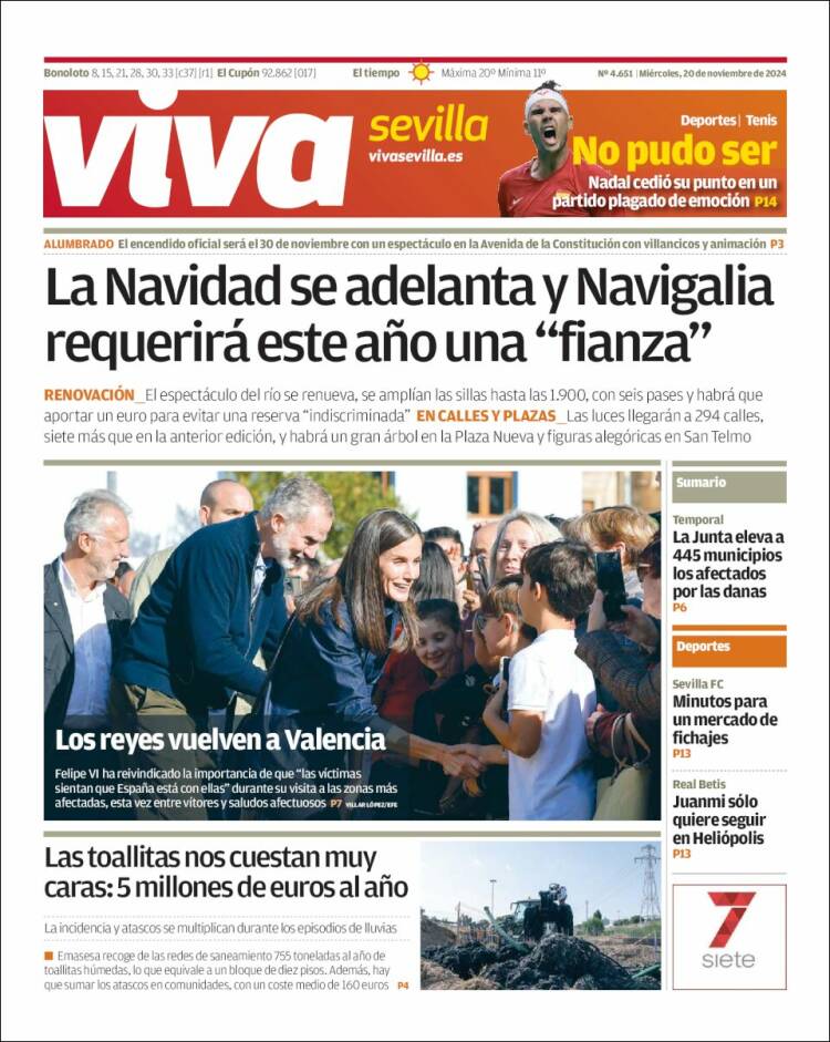Portada de Viva Sevilla (España)