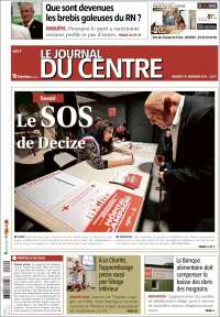 Portada de Le Journal du Centre (Francia)