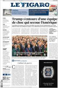 Portada de Le Figaro (Francia)