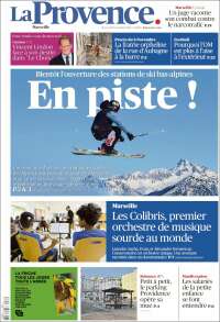Portada de La Provence (Francia)