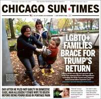 Portada de Chicago Sun-Times (USA)