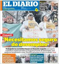 Portada de El Diario NY (USA)