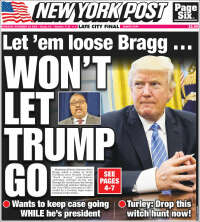 Portada de New York Post (USA)