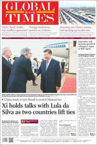 Portada de The Global Times (Chine)