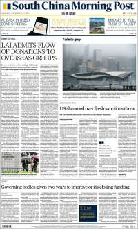 Portada de South China Morning Post (Chine)