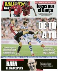 Portada de Mundo Deportivo Bizkaia (España)