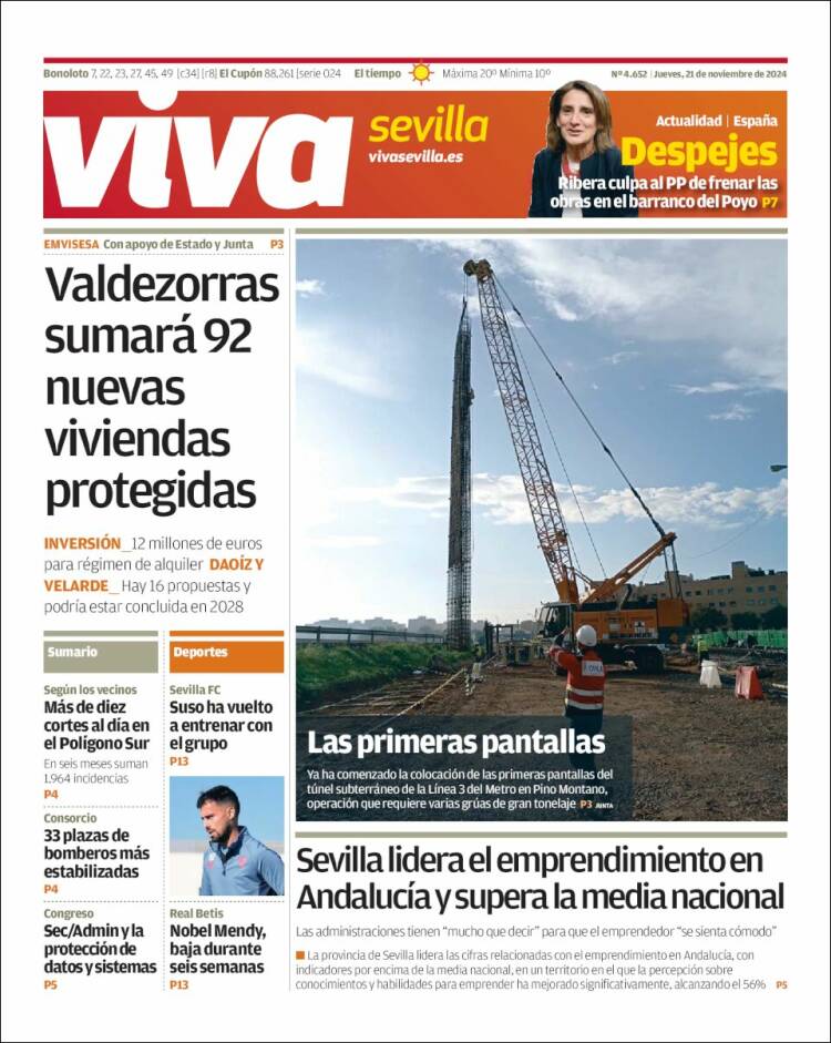 Portada de Viva Sevilla (España)