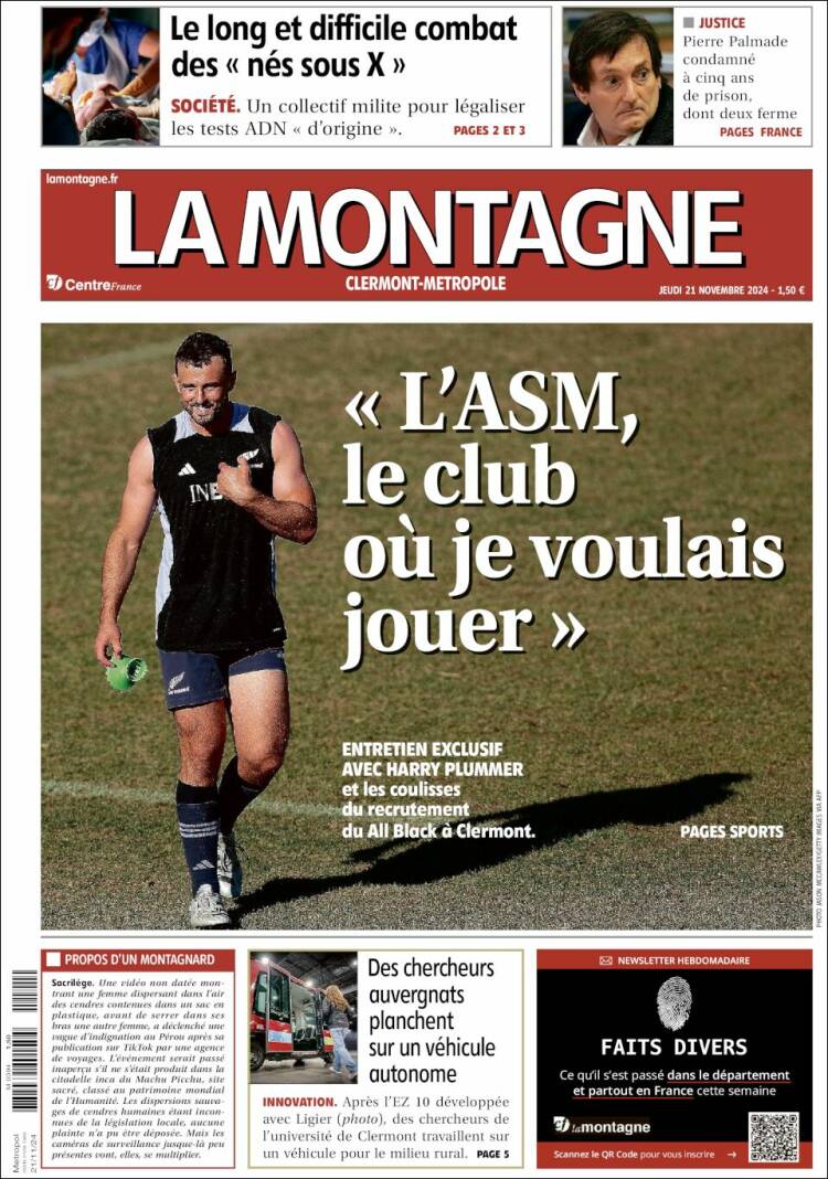 Portada de La Montagne (France)