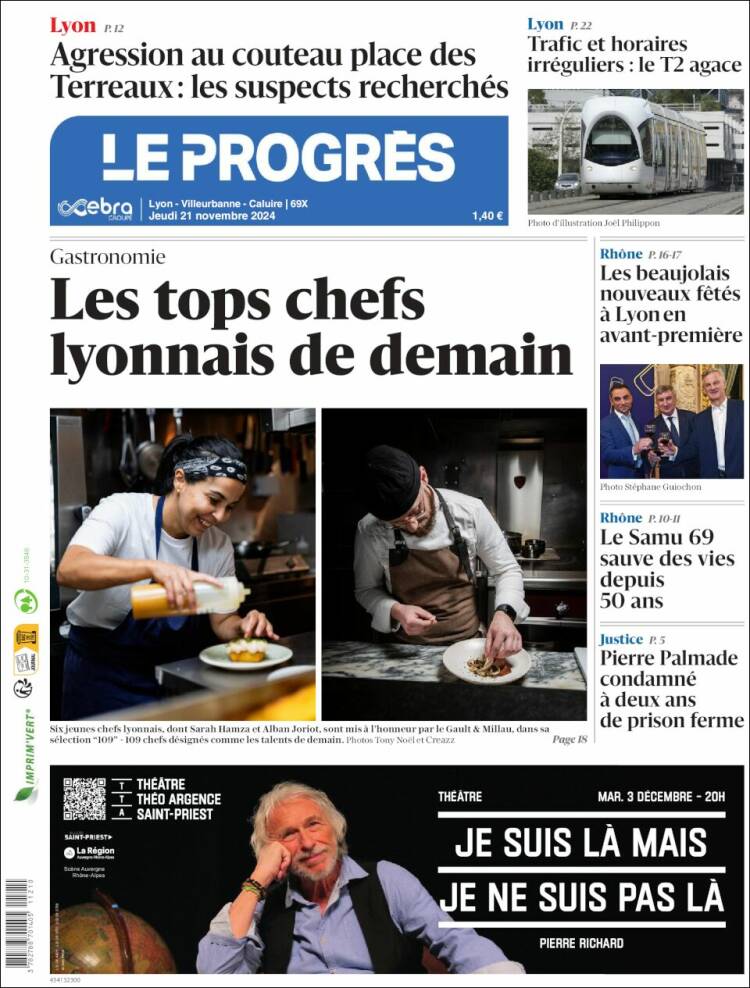 Portada de Progres de Fecamp (Francia)