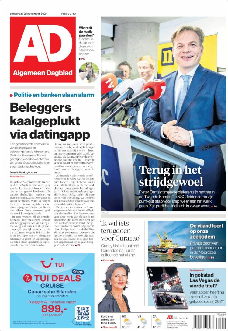 Portada de AD (Pa&iacute;ses Bajos)