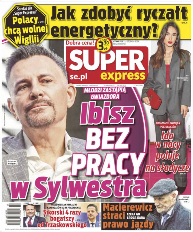 Portada de Super Express (Polonia)