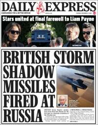 Portada de Daily Express (Royaume-Uni)