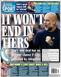 Portada de Express Sport (Reino Unido)