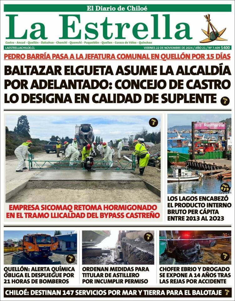 Portada de Estrella de Chiloé (Chile)