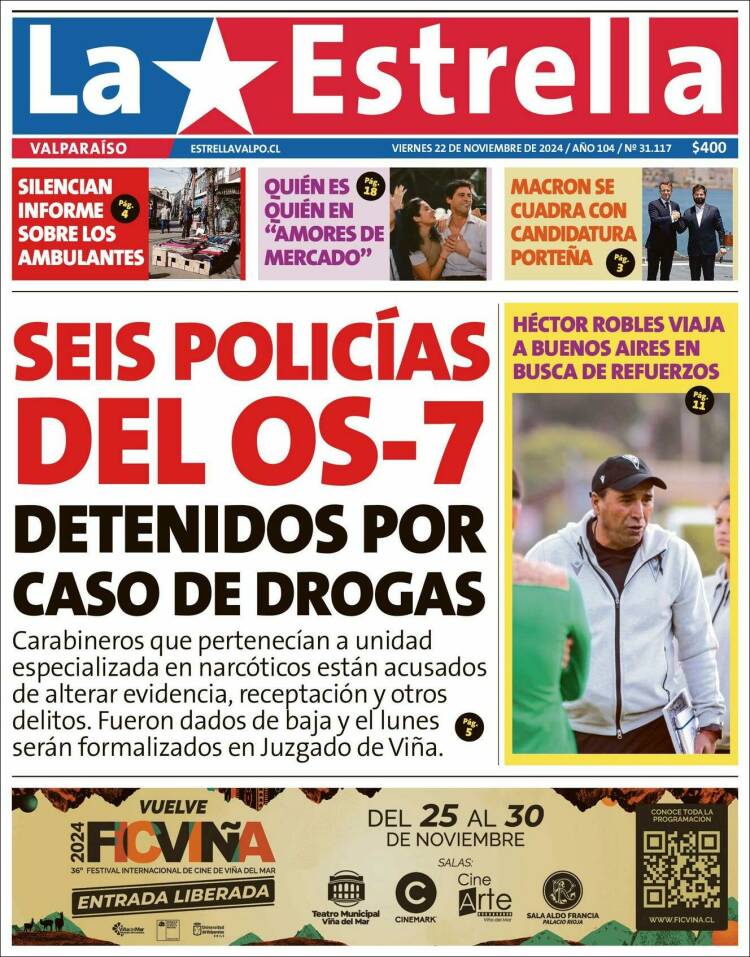 Portada de Estrella de Valparaiso (Chile)