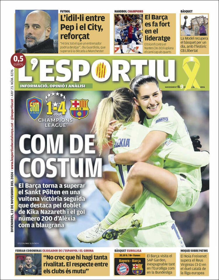 Portada de L'Esportiu (España)