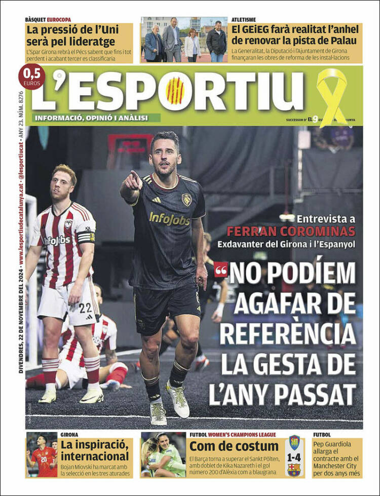 Portada de L'Esportiu : Girona (España)