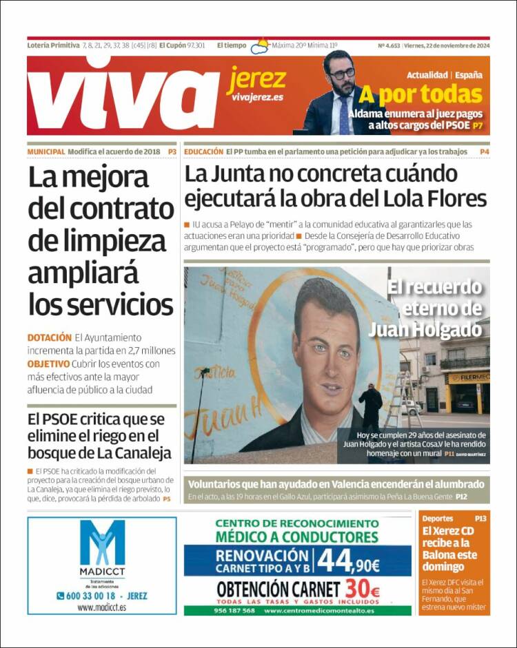 Portada de Información - Jerez (España)
