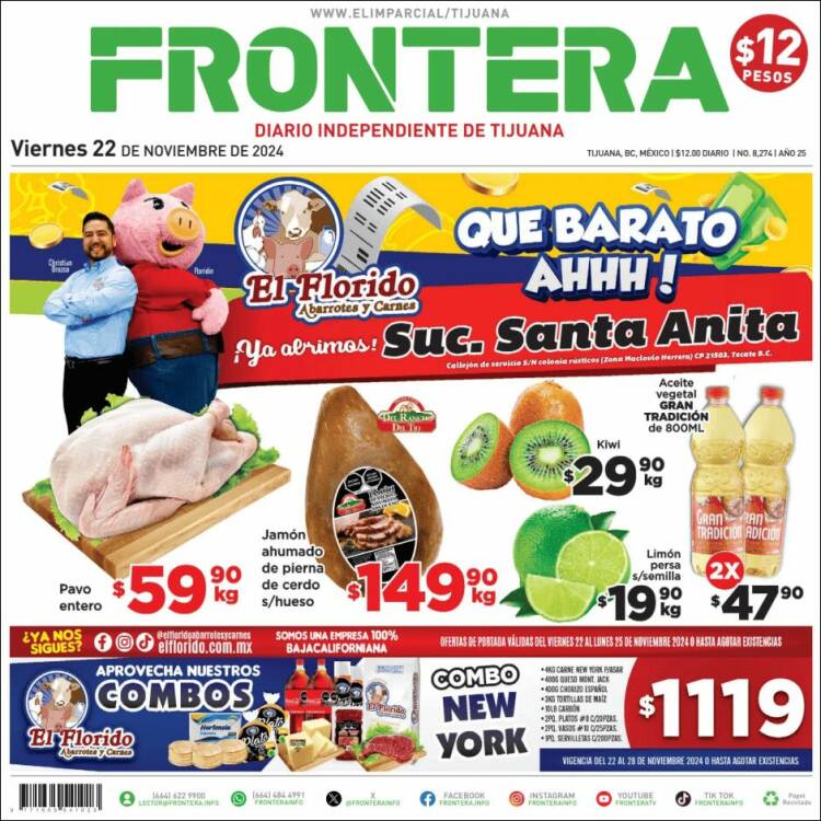 Portada de Frontera (Mexico)