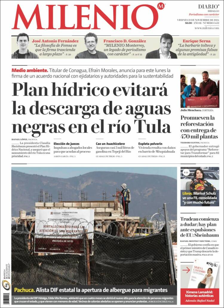 Portada de Milenio de Hidalgo (México)