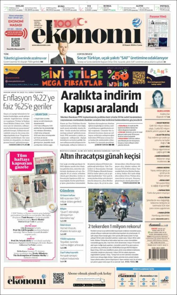 Portada de Dünya (Turqu&iacute;a)