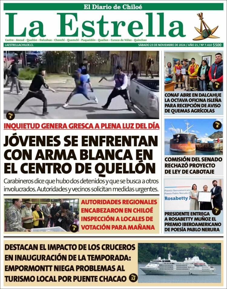 Portada de Estrella de Chiloé (Chile)