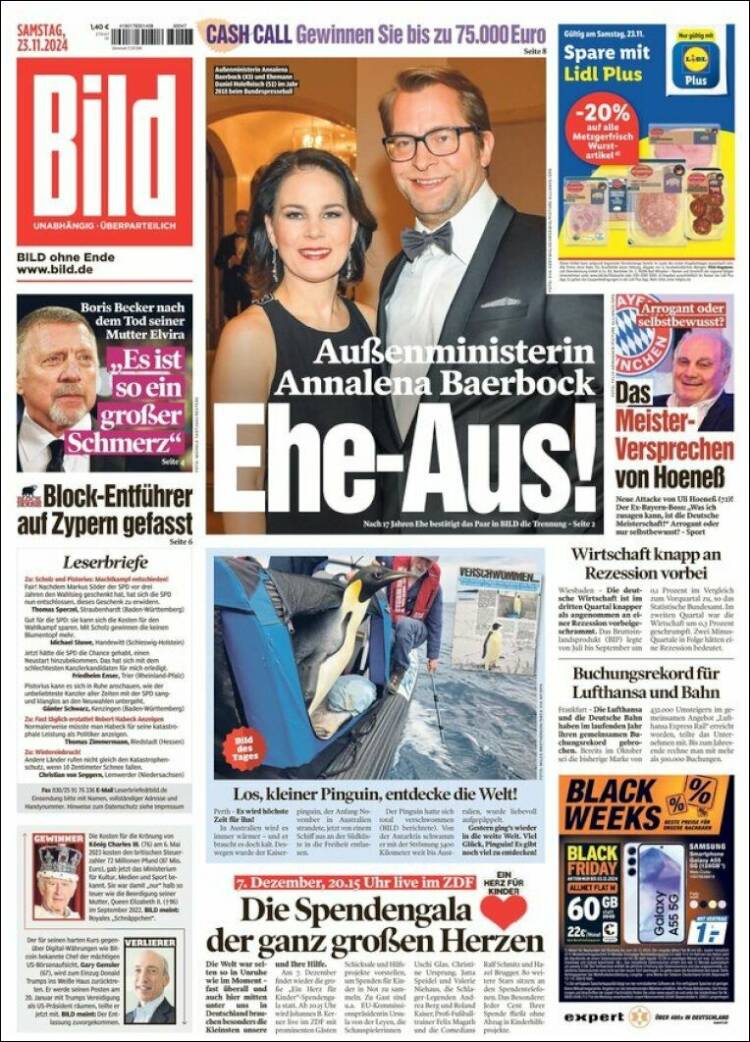 Portada de Bild (Alemania)