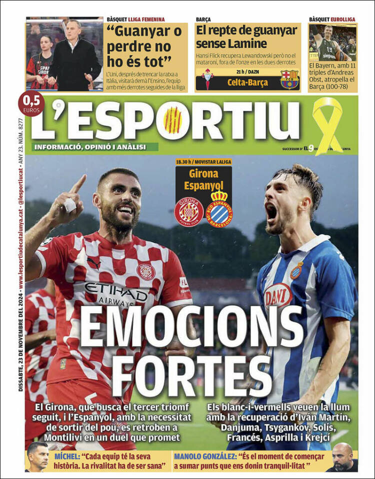 Portada de L'Esportiu : Girona (Spain)