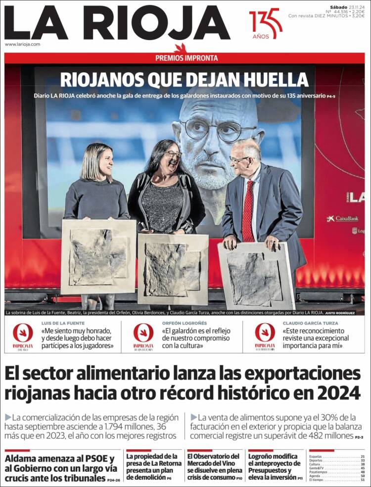 Portada de La Rioja (Spain)