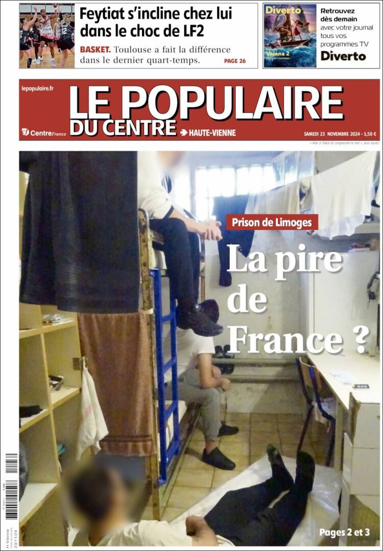 Portada de Le Populaire du Centre (Francia)