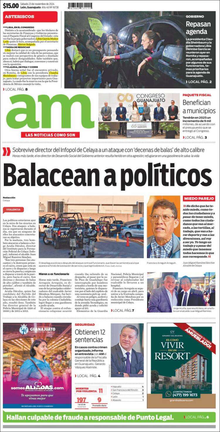 Portada de Al Día A.M. (M&eacute;xico)