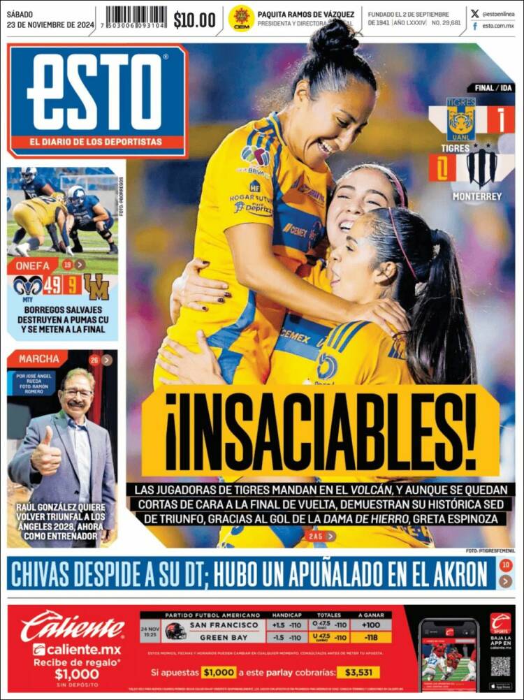 Portada de Esto (M&eacute;xico)