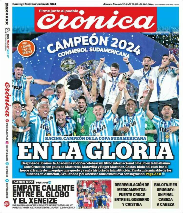 Portada de La Voz del Chaco (Argentina)