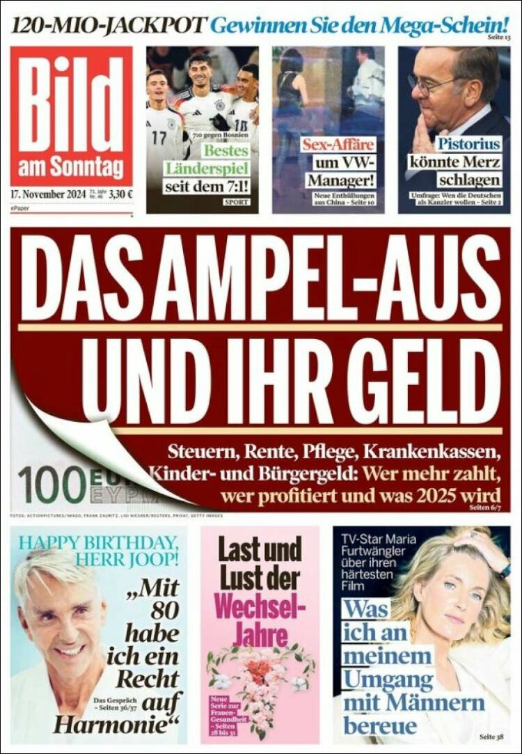 Portada de Bild (Alemania)