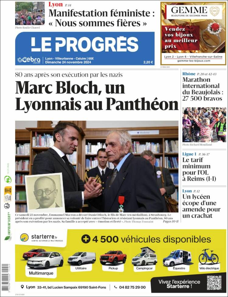 Portada de Progres de Fecamp (Francia)