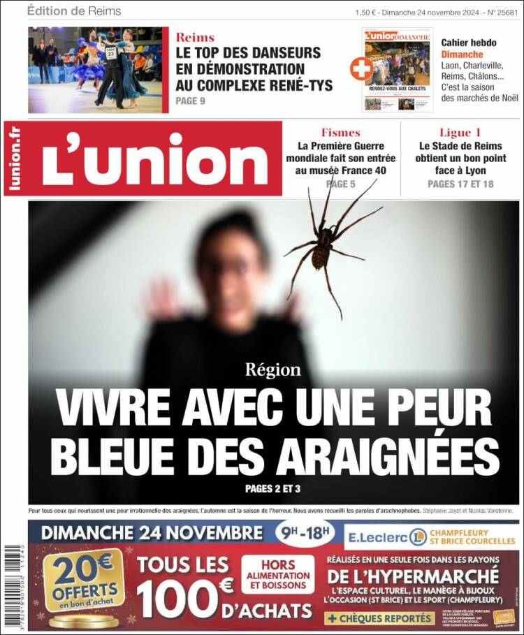 Portada de L'Union (Francia)