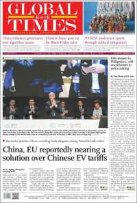 Portada de The Global Times (China)