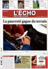 Portada de L'Echo Républicain (Francia)
