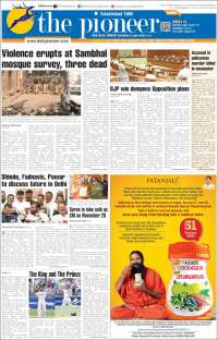Portada de The Pioneer (India)