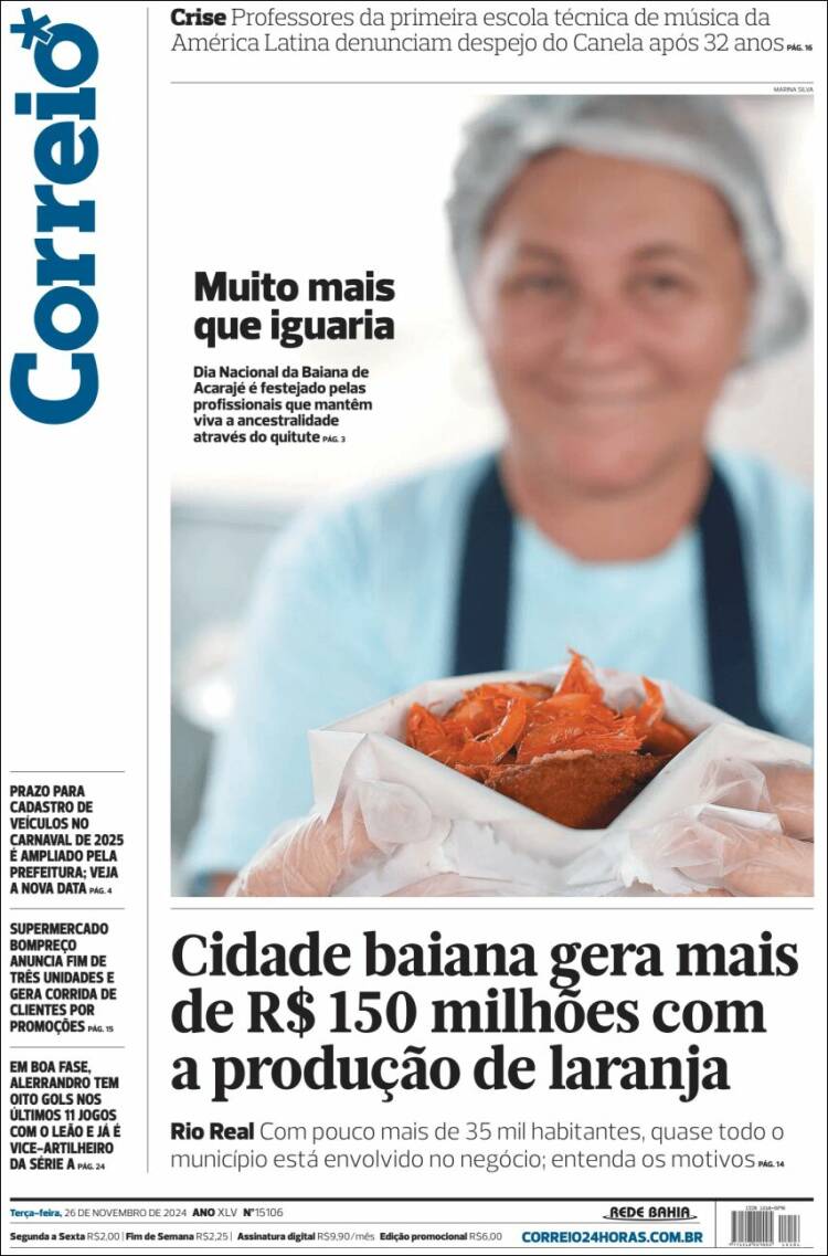 Portada de Correio* (Brasil)