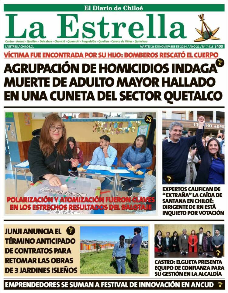 Portada de Estrella de Chiloé (Chile)