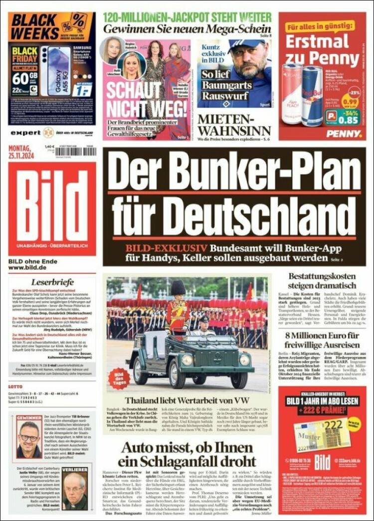 Portada de Bild (Alemania)
