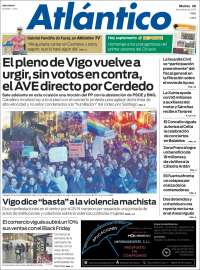 Portada de Atlántico Diario (España)