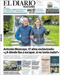 Portada de El Diario Montañés (España)