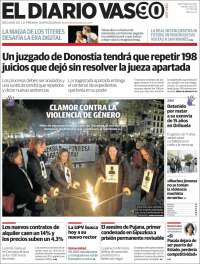 Portada de Diario Vasco (España)