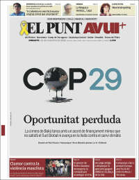 Portada de El Punt Avui (España)