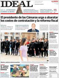 Portada de Ideal Almeria (España)