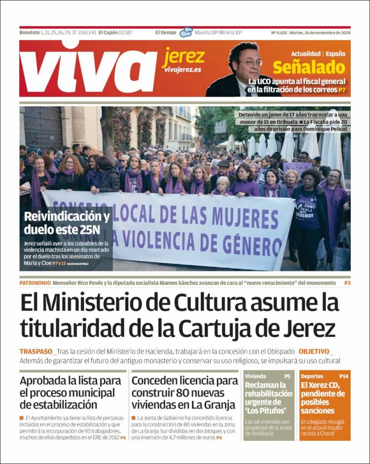 Portada de Información - Jerez (España)